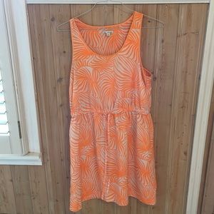 Perfect orange and white Gap dress, size Small